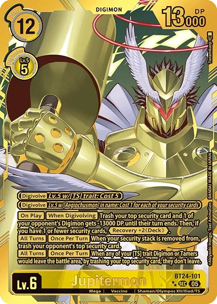 BT24-101 Jupitermon, Secret Rare, Special Rare