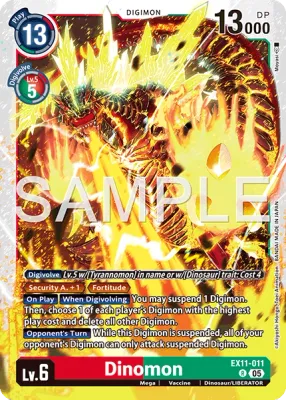 EX11-011 Dinomon, Rare