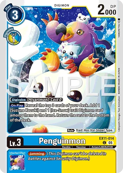 EX11-014 Penguinmon, Common