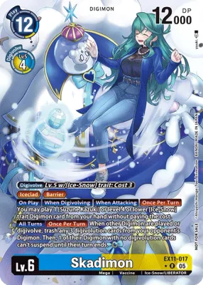 EX11-017 Skadimon, Rare, Box Topper