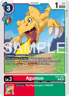 EX11-007 Agumon, Common