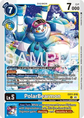 EX11-016 PolarBearmon, Uncommon