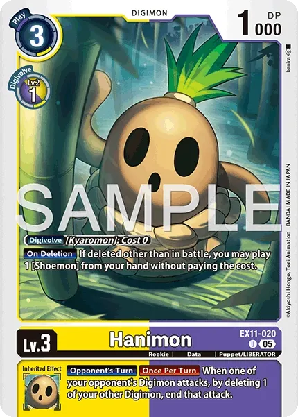 EX11-020 Hanimon, Uncommon