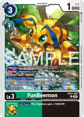 EX11-025 FunBeemon, Uncommon