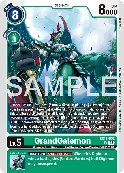 EX11-032 GrandGalemon, Uncommon