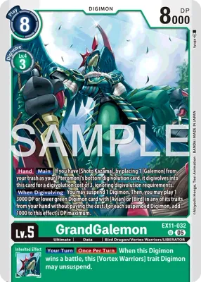 EX11-032 GrandGalemon, Uncommon