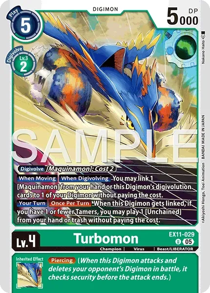 EX11-029 Turbomon, Uncommon