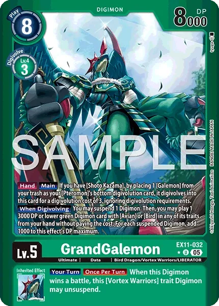 EX11-032 GrandGalemon, Limited Uncommon