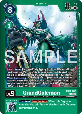 EX11-032 GrandGalemon, Limited Uncommon