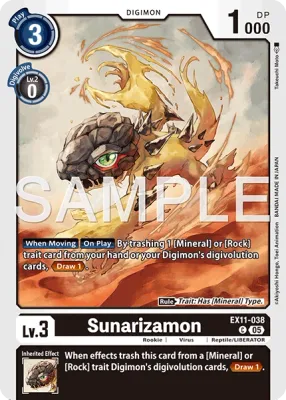EX11-038 Sunarizamon, Common