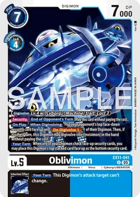 EX11-041 Oblivimon, Uncommon