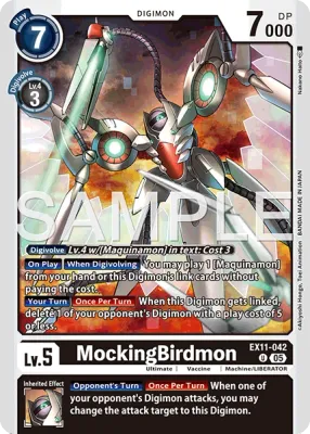 EX11-042 MockingBirdmon, Uncommon