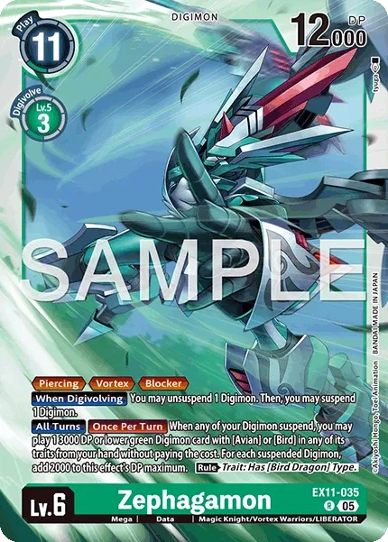 EX11-035 Zephagamon, Rare