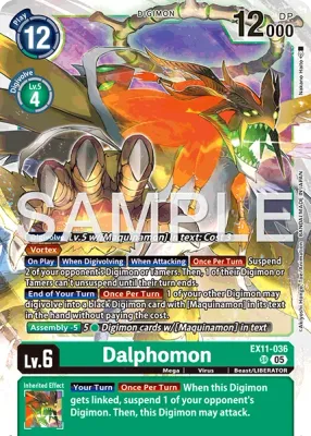 EX11-036 Dalphomon, Super Rare