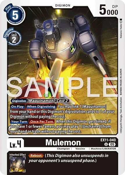 EX11-040 Mulemon, Uncommon