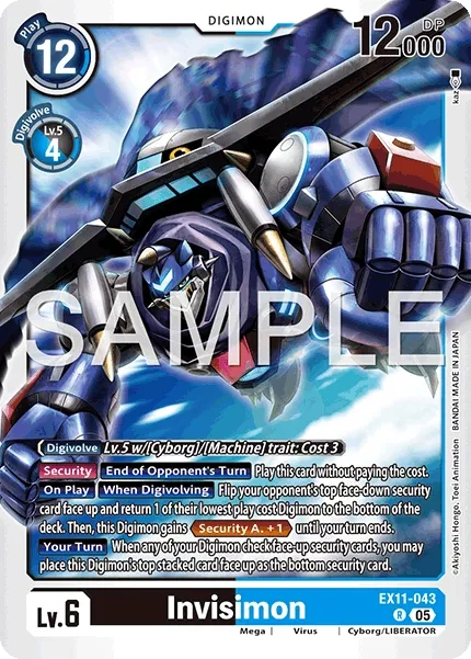 EX11-043 Invisimon, Rare