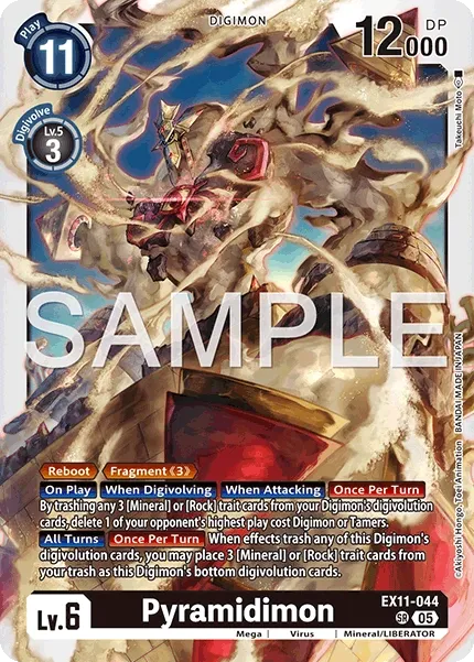 EX11-044 Pyramidimon, Super Rare
