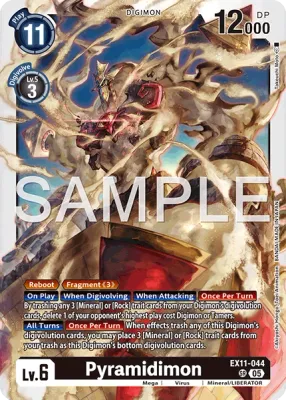 EX11-044 Pyramidimon, Super Rare