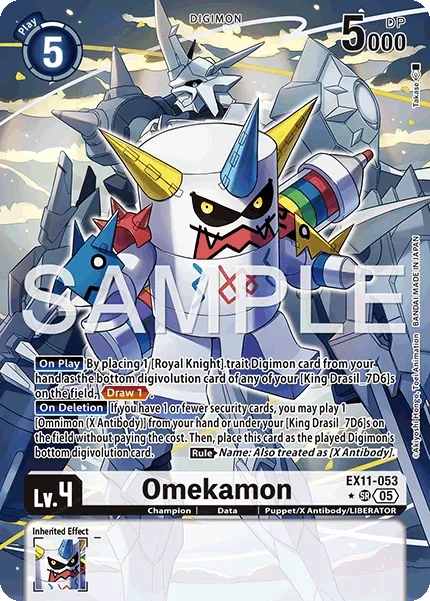 EX11-053 Omekamon, Super Rare, AA