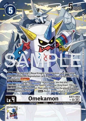 EX11-053 Omekamon, Super Rare, AA