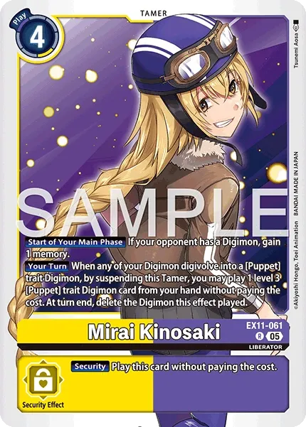 EX11-061 Mirai Kinosaki, Rare