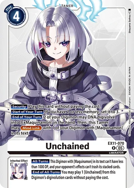 EX11-070 Unchained, Rare