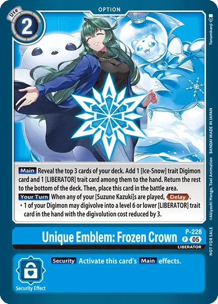 P-228 Unique Emblem: Frozen Crown