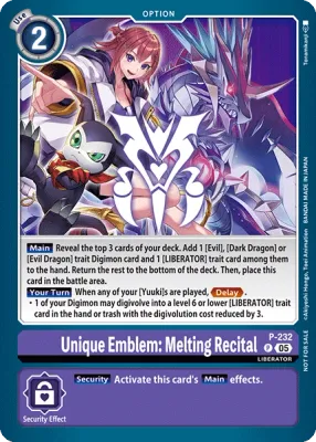 P-232 Unique Emblem: Melting Recital