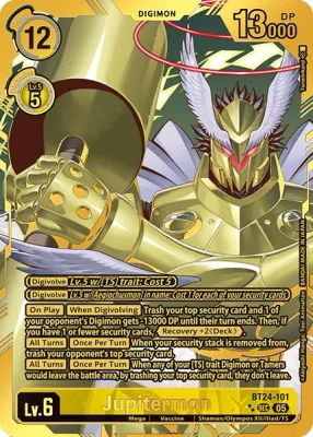 BT24-101 Jupitermon, Secret Rare, SP
