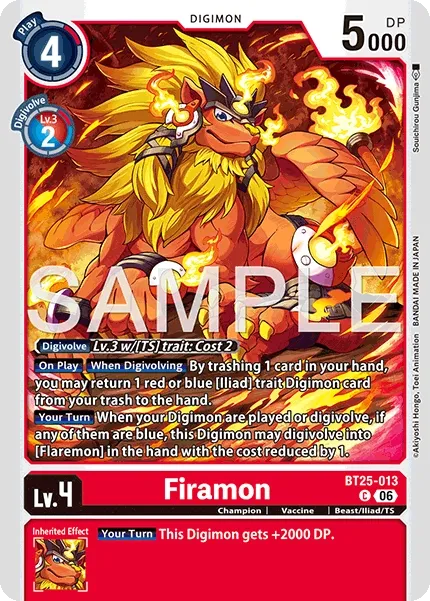 BT25-013 Firamon, Common