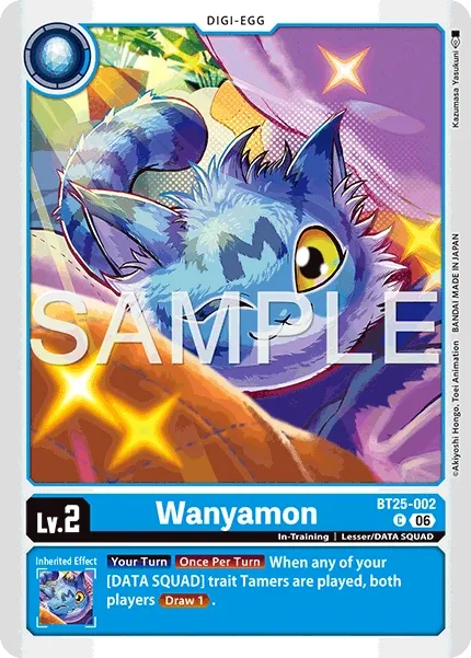 BT25-002 Wanyamon, Common