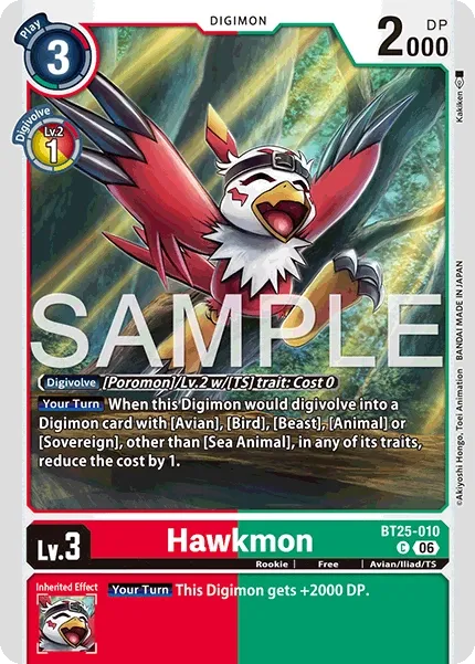 BT25-010 Hawkmon, Common