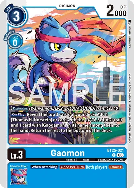 BT25-021 Gaomon, Common