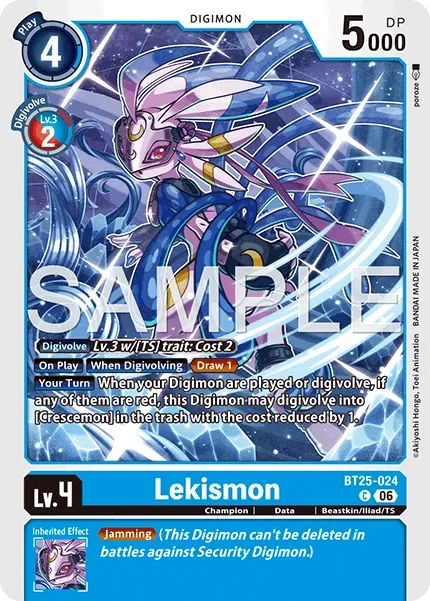 BT25-024 Lekismon, Common