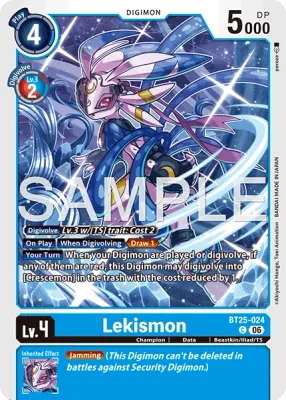 BT25-024 Lekismon, Common