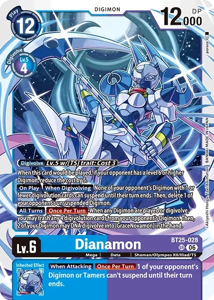 BT25-028 Dianamon, Super Rare