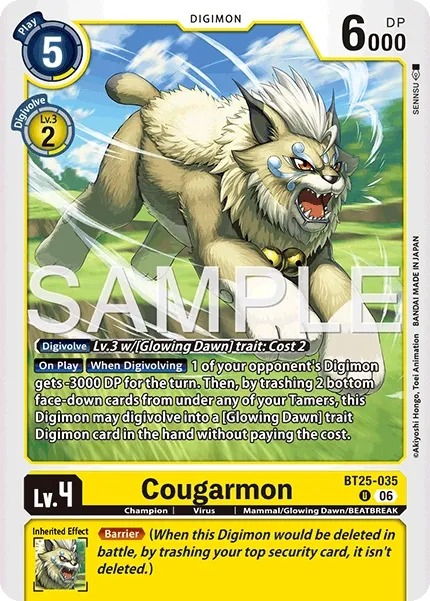 BT25-035 Cougarmon, Uncommon