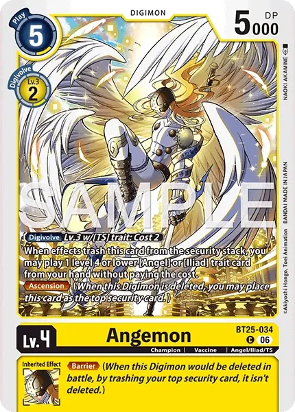 BT25-034 Angemon, Common