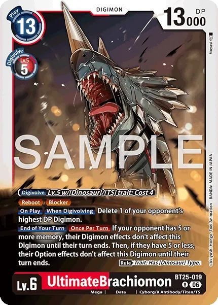BT25-019 UltimateBrachiomon, Rare