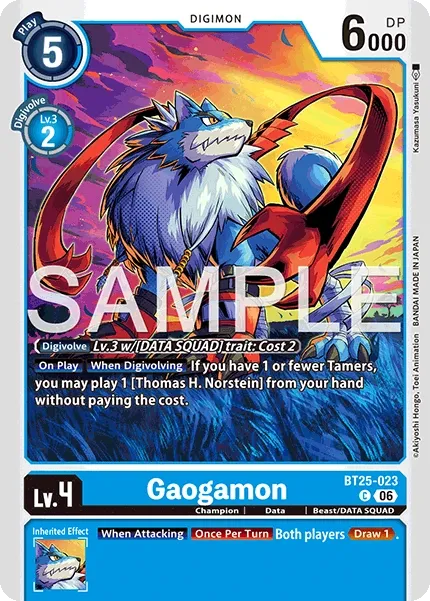 BT25-023 Gaogamon, Common