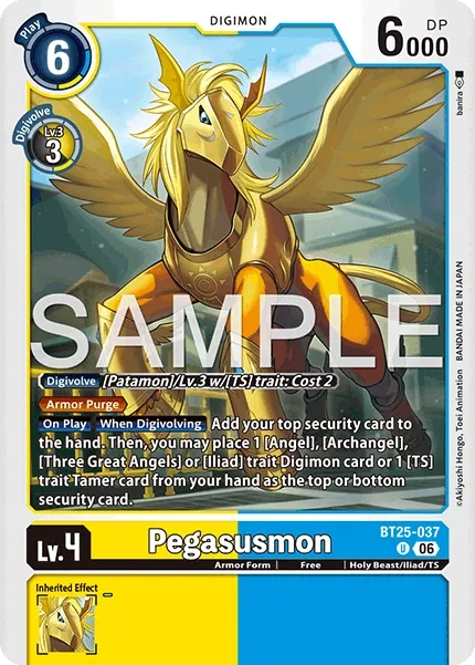 BT25-037 Pegasusmon, Uncommon