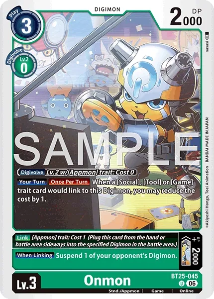 BT25-045 Onmon, Uncommon