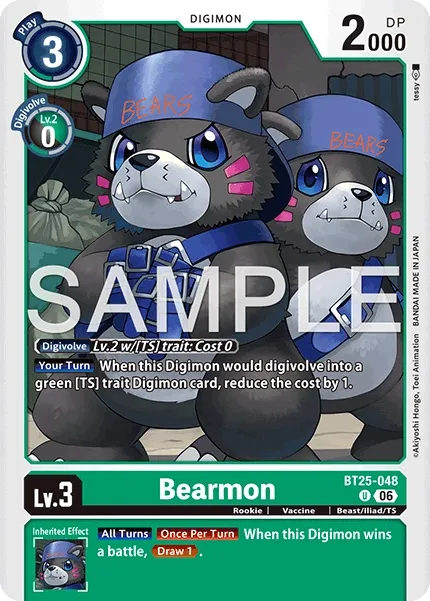 BT25-048 Bearmon, Uncommon
