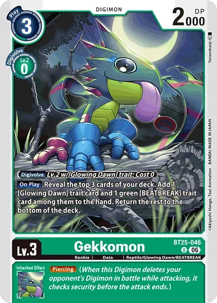 BT25-046 Gekkomon, Uncommon