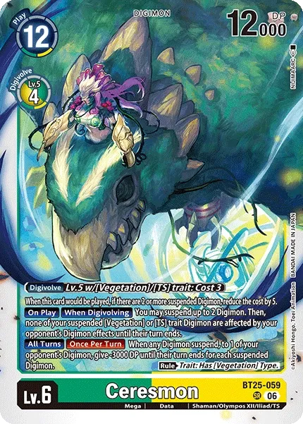 BT25-059 Ceresmon, Super Rare