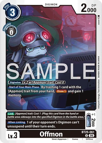 BT25-061 Offmon, Uncommon