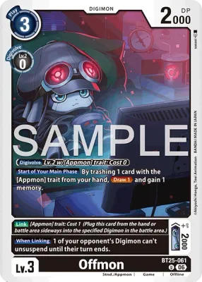 BT25-061 Offmon, Uncommon