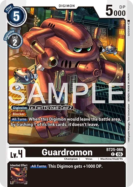 BT25-066 Guardromon, Common