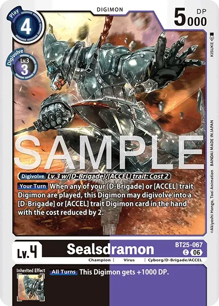 BT25-067 Sealsdramon, Common