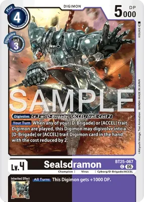 BT25-067 Sealsdramon, Common